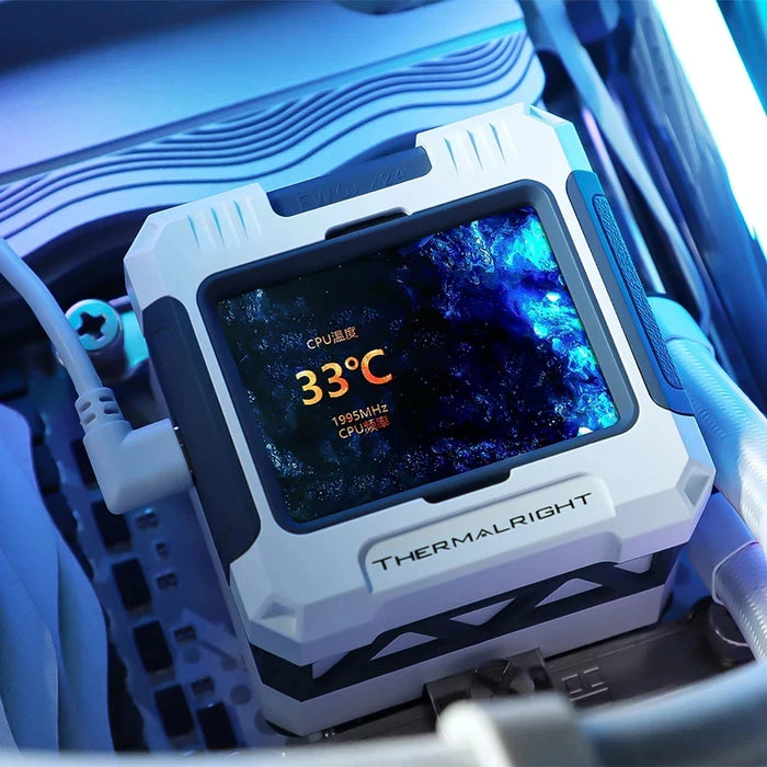 Thermalright FROZEN WARFRAME 360 X versione senza ventola radiatore All -in -one acqua-freddo display LCD da 2.4 pollici schermo personalizzato