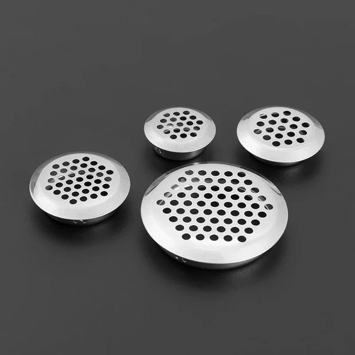 10pcs armadio tondo condotto dell'aria sfiato Dia.19mm-53mm feritoia in acciaio Mesh Hole plug decorazione copertura armadio griglia sistemi di ventilazione