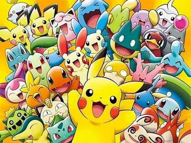 Pokemon 5D pittura diamante fai da te mosaico cartone animato giapponese anime arte kit punto croce ricamo strass regalo per bambini