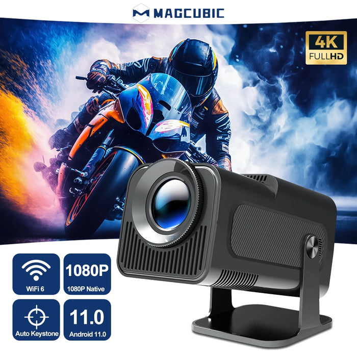 Magcubic Android 11 390ANSI HY320 Proiettore 4K Nativo 1080P Dual Wifi6 BT5.0 Cinema Proiettore portatile esterno Aggiornato HY300