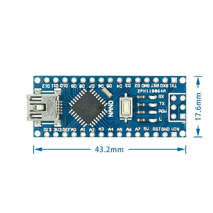 MINI USB per Nano V3.0 ATmega328P CH340G FT232RL 5V 16M scheda Micro-controller scheda di sviluppo PCB per arduino