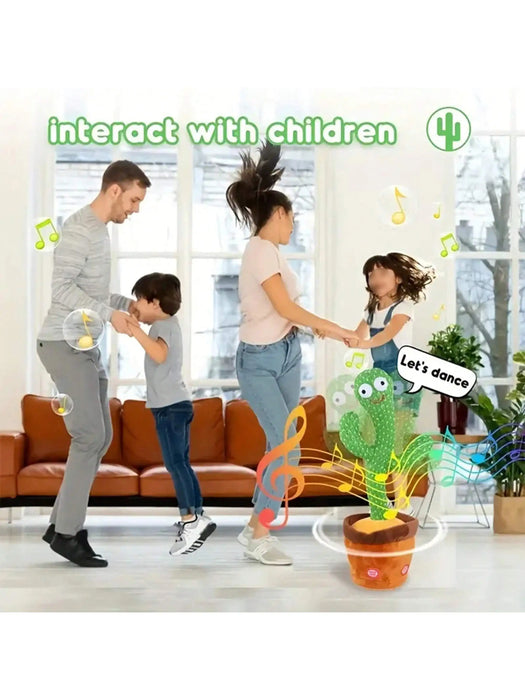 1 pz-dancing Talking Cactus Toys For Baby Boys And Girls, Singing Mimicking Recording ripeti quello che dici Sunny Cactus Up Plus