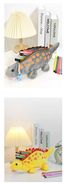 Dinosauri peluche astuccio materiale scolastico astuccio per penne Estuche Escolar Pencilcase Trousse Scolaire Kawaii cancelleria astuccio per matite