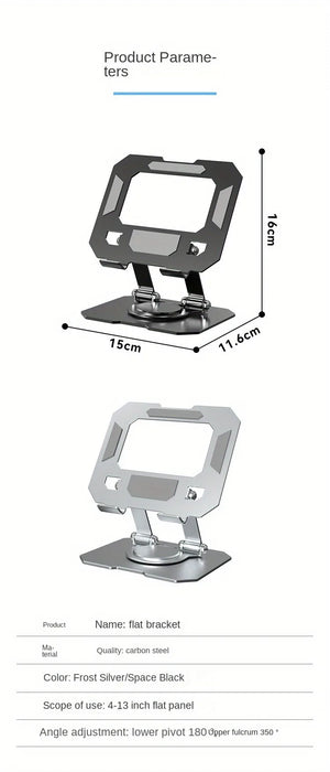 Supporto per Tablet universale in metallo supporto rotante a 360 ° per iPad Air Pro Mini supporto per Tablet supporto flessibile regolabile per telefono cellulare