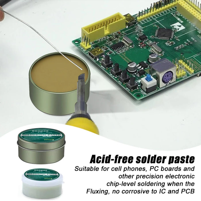 1/2/3 pz flusso di saldatura senza piombo pasta di saldatura flusso di stagno pasta di saldatura flusso di saldatura per elettronica SMD PCB LED riparazione di saldatura