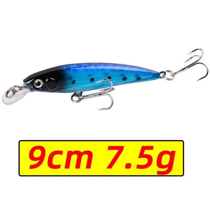 1 PZ Laser Minnow Richiamo di Pesca 11 CM 13G pesca ganci pesce wobbler affrontare crankbait artificiale giappone esca dura swimbait