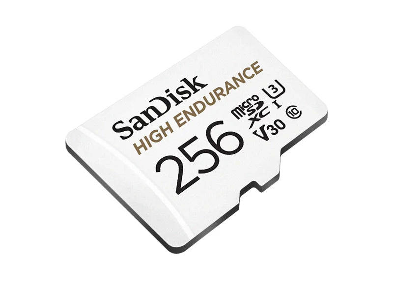 SanDisk scheda microSD ad alta resistenza V30 U3 C10 scheda di memoria professionale per dash cam o monitoraggio domestico 32GB 64GB 128GB 256GB