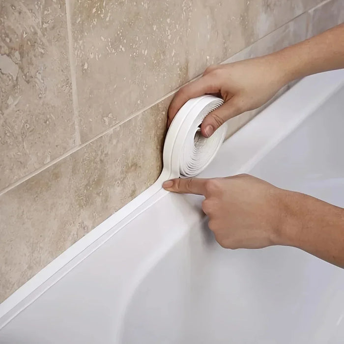 Nastro sigillante impermeabile in PVC da 1m/3.2m per lavabo, doccia, vasca da bagno e wc-adesivo da parete autoadesivo