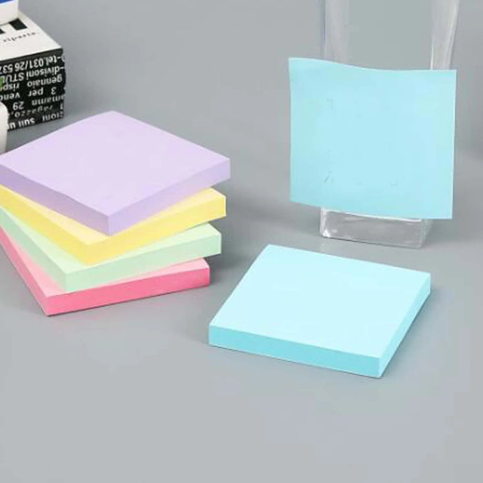 6 pcs colore fluorescente 3*3 pollici nota adesiva postata It pad adesivi Planner Sticker blocco Note Memo pad forniture per ufficio scolastico