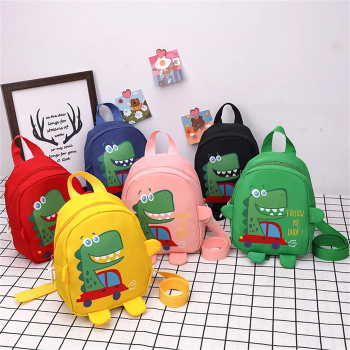 Cartoon Mini School Bag Children'S Kindergarten Kids zainetto Cute Children Dinosaur Pattern zaino New Large Capacity