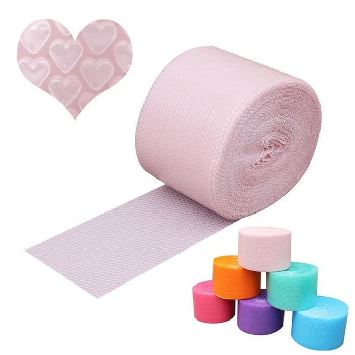 Love Heart-shape Bubble cushion Wrap imbottitura Bubble Packaging Film per imballaggio in carta antiurto in rotolo di schiuma imballaggio Fragile