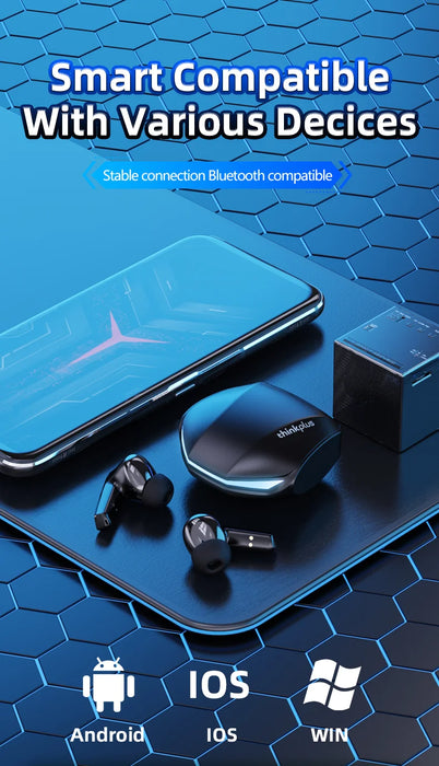 Auricolari Lenovo GM2 Pro Bluetooth 5.3 cuffie sportive Wireless In-Ear Gaming cuffie musicali Dual Mode a bassa latenza novità