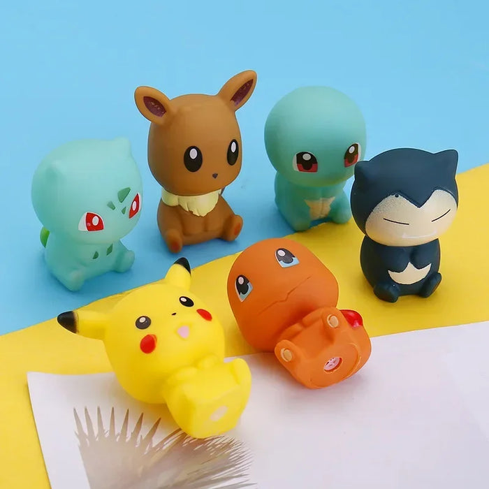 Pokemon Pikachu figure bagno bagno doccia bambini bambini giocano giocattoli da bagno d'acqua per bambini doccia a pioggia nuoto giocattoli d'acqua