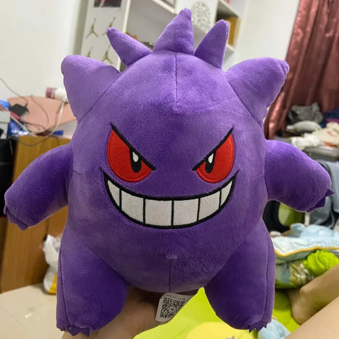 POKEMON originale Gengar peluche bambola giocattolo Pikachu 25cm genuino peluche morbido Kawaii simpatico cartone animato figura giocattoli regalo per bambini