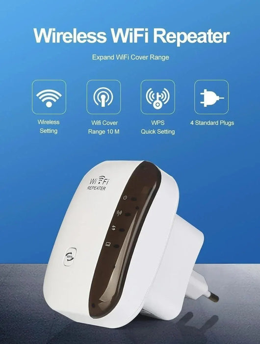 Ripetitore Wifi amplificatore di segnale Wireless potenziatore di rete esteso Router domestico ue usa 300m attraverso la camera da letto a parete ricevi in movimento