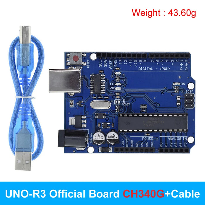 Intelligente Elettronica Scheda di Sviluppo ONU R3 MEGA328P ATMEGA16U2 Senza Cavo USB per arduino Diy Starter Kit