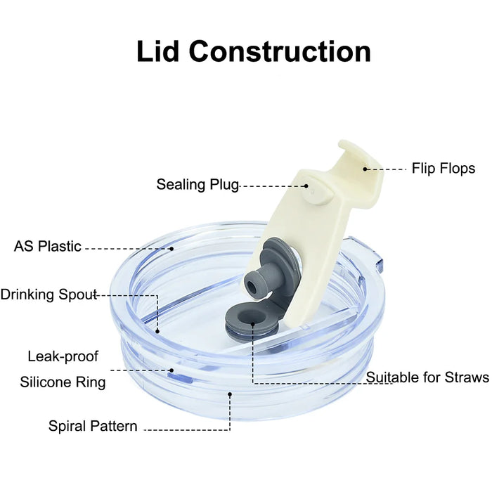 30OZ 40OZ Thermos bottiglia coperchio di paglia coperchio della bottiglia d'acqua coperchio della tazza di tenuta accessori per bollitore sportivo per bicchieri tazza
