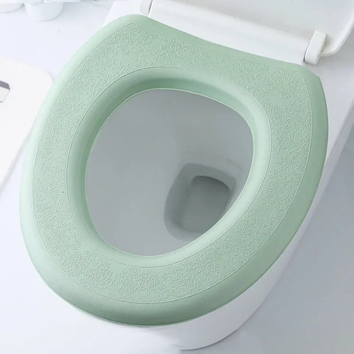 Coprisedile per wc lavabile adesivo impermeabile coperchio per wc in schiuma copri tazza per wc in Silicone portatile accessori per il bagno