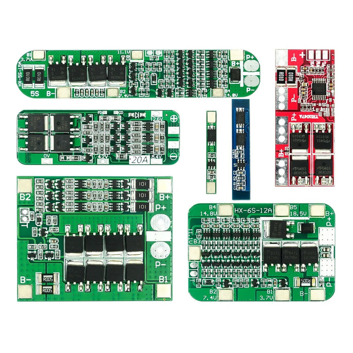 1S 2S 3S 4S 5S 6S 3A 20A 30A batteria agli ioni di litio 18650 caricabatterie PCB BMS scheda di protezione per modulo cella Lipo motore trapano