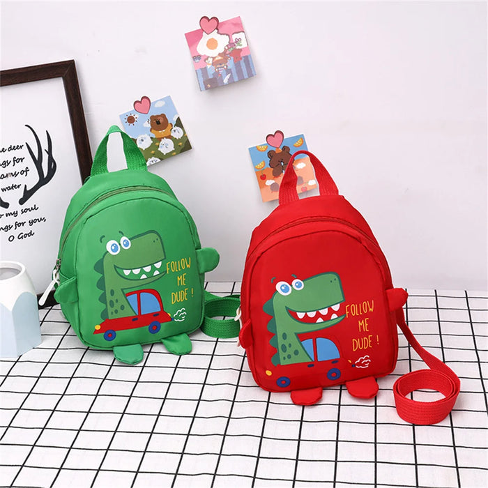 Cartoon Mini School Bag Children'S Kindergarten Kids zainetto Cute Children Dinosaur Pattern zaino New Large Capacity