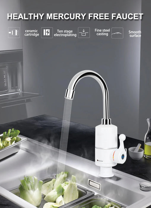 ATWFS Tankless elettrico più nuovo scaldabagno cucina istantaneo rubinetto dell'acqua calda rubinetto dell'acqua Heater3000w istantaneo