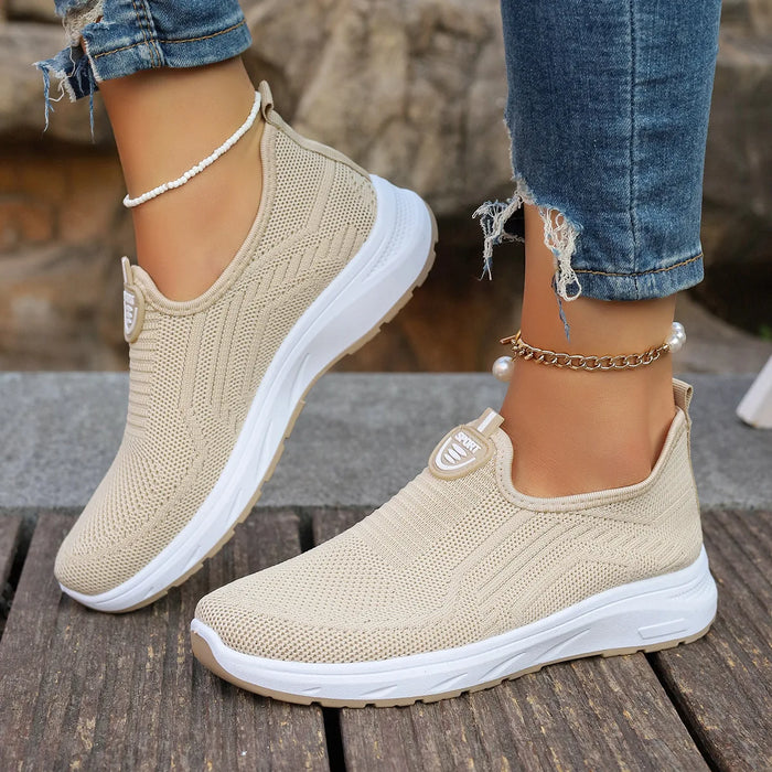 2024 New Fashion Mesh Shoes scarpe da donna Mesh scarpe sportive appartamenti traspiranti Sneakers Casual con suola morbida