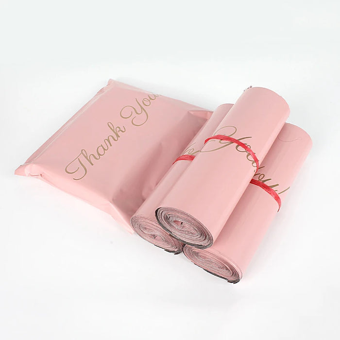 INPLUSTOP Pink Poly Express Mailing Pouch grazie abbigliamento opaco Courier Parcel Bag busta logistica Storage Bags