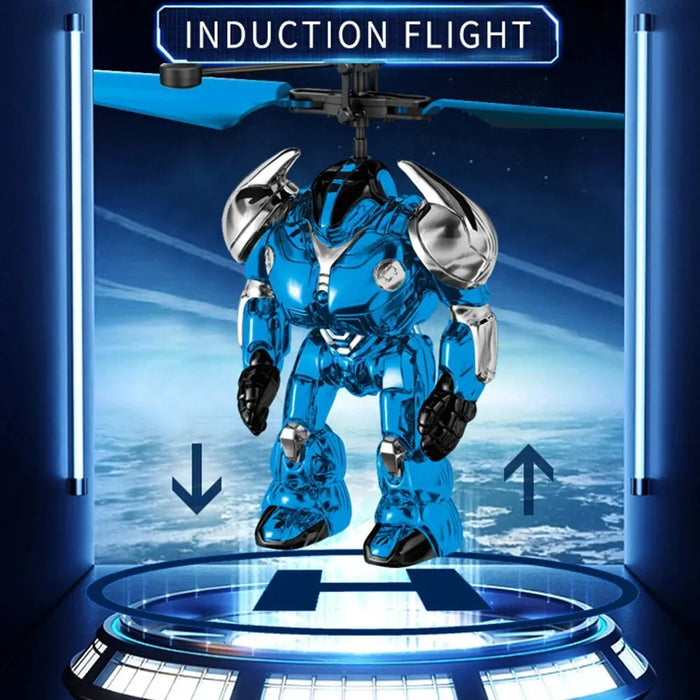 Intelligent Sensing Aircraft Mech Warrior Flying Robot luminescente Suspension Gesture Sensing Flying Ball