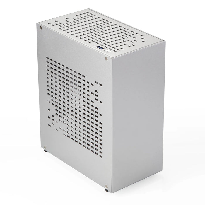 Custodia per Computer da gioco in alluminio HTPC Mini ITX Chassis, supporto per scheda grafica RTX2070 I5 con custodia per cavo PCIE 3.0 A07 Small 1u PSU