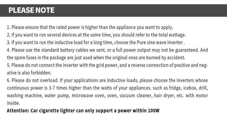 Inverter 60HZ 12V/24V110V600W1500W2000W2500W convertitore migliorato per uso domestico presa americana di alimentazione per auto portatile a onda sinusoidale modificata