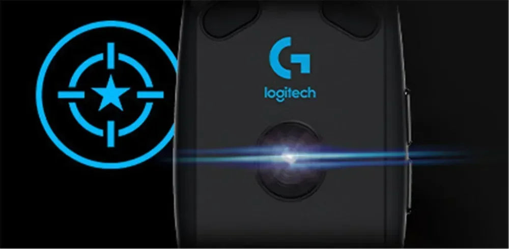 Logitech G304 Gioco per computer Mouse wireless 2.4g Mouse ergonomico Hero Engine 12000 dpi Accessorio per PC Bluetooth Win Mac Os Regalo