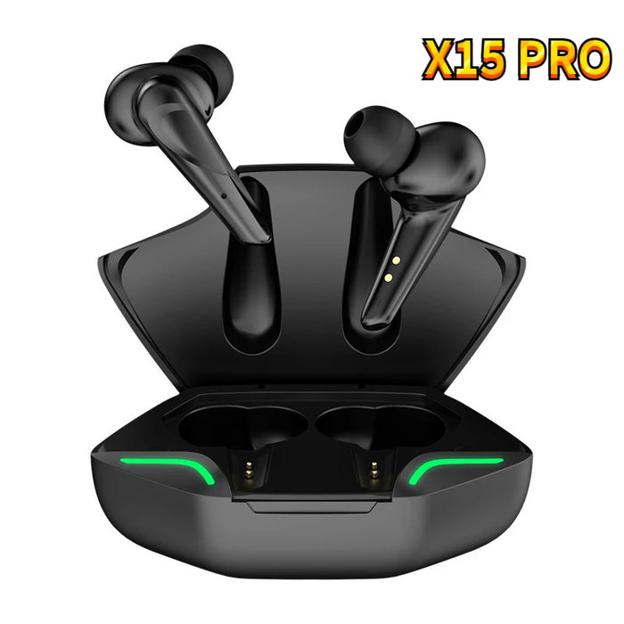 X15 cuffie bluetooth da gioco Wireless TWS 5.0 auricolari Stereo cuffie Bluetooth a bassa latenza con microfono per iPhone Xiaomi