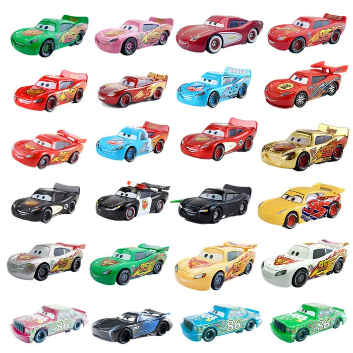 Disney Pixar Toy Car 2/3 Lightning McQueen Jackson Storm 1:55 modello in lega di metallo pressofuso compleanno per bambini/regalo di natale