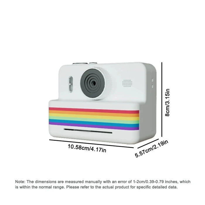 Fotocamera digitale per bambini per la fotografia Mini stampante portatile termica stampa istantanea foto fotocamera per bambini 2.8 pollici HD Video Toy Gifts