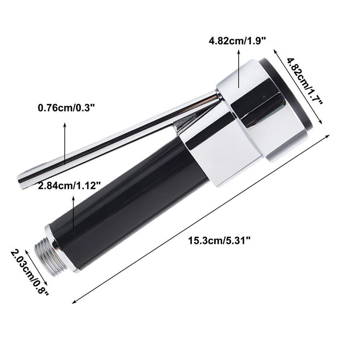 Rubinetto estraibile con testa a spruzzo doccia per tubi G1/2 pollici rubinetto per maniglia domestica di alta qualità miscelatore da cucina accessori per il bagno