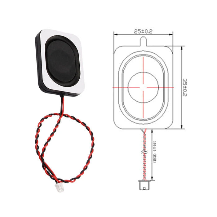 Altoparlante a cavità da 4 ohm 3 W 8 ohm 2W 3525/2535 4Ω 8Ω 2 altoparlante Audio da 3 Watt per Computer Notebook ultrasottile