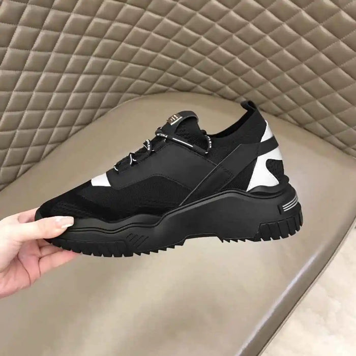 2024Philipp Plein nuove scarpe sportive da uomo, Design classico e semplice moda atmosfera elegante, pelle bovina superiore con tessitura volante P