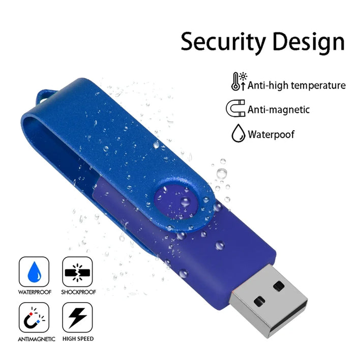 Rotazione Usb 2.0 Flash Drive Pen Drive 4GB 8GB 16GB 32GB 64GB chiavetta Usb ad alta velocità 2. 0 memoria Stick memory Flash Drive Pendrive