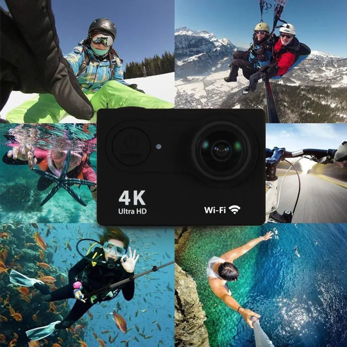 Action Camera Ultra HD 4K/30fps WiFi 2.0 pollici 170D casco impermeabile subacqueo telecamere di registrazione Video Sport Cam