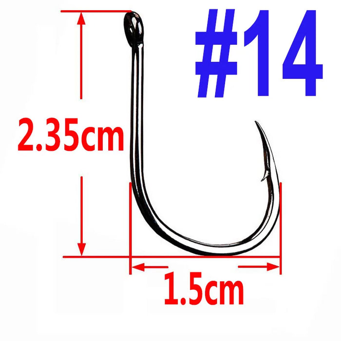 100/50/25 pz Iseama Carp Fishing Hook Offset Circle Hook Single Fly Fishing Jig Hook spinato sea Fishhook Tackle accessori