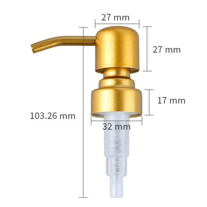 1 pz 304 testa della pompa in acciaio inox per vasetti fai da te bottiglie sapone lozione Dispenser pompa per pompe liquide Standard 28 400 Thread Home