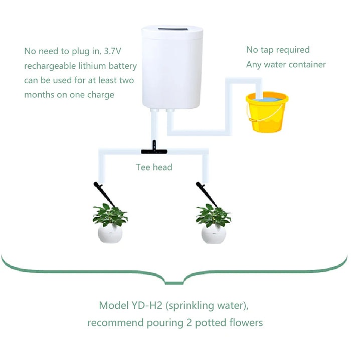 Sistema di irrigazione automatica per interni molti vasi Controller della pompa sistema di irrigazione a goccia per fiori piante Sprinkler attrezzo da giardino