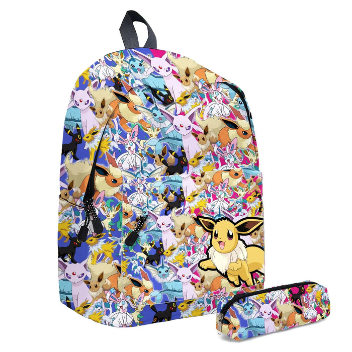 Pokemon School Bags zaini Pikachu Anime figure borse per bambini borsa da viaggio di grande capacità ragazze ragazzi regali di natale giocattoli