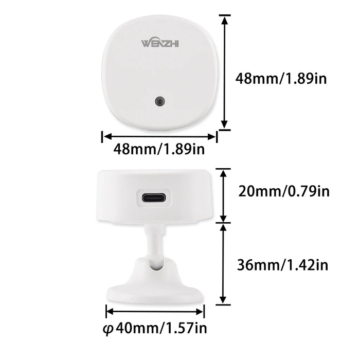 ZigBee/WiFi MmWave Radar sensore di presenza del corpo umano rilevamento del movimento con illuminamento Tuya Smart Life Home Assistant