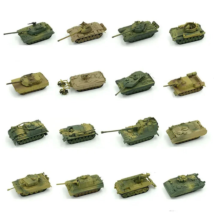 1 pz 1:72 4D plastica assemblare kit serbatoio seconda guerra mondiale modello Puzzle assemblaggio militare tavolo da sabbia giocattoli per bambini