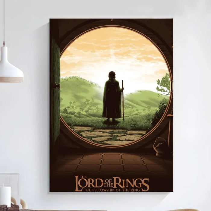 L-Lords of the R-Rings Poster Art arte autoadesiva piccolo Poster Poster di qualità HD Wall Art Painting Study decorazione della parete