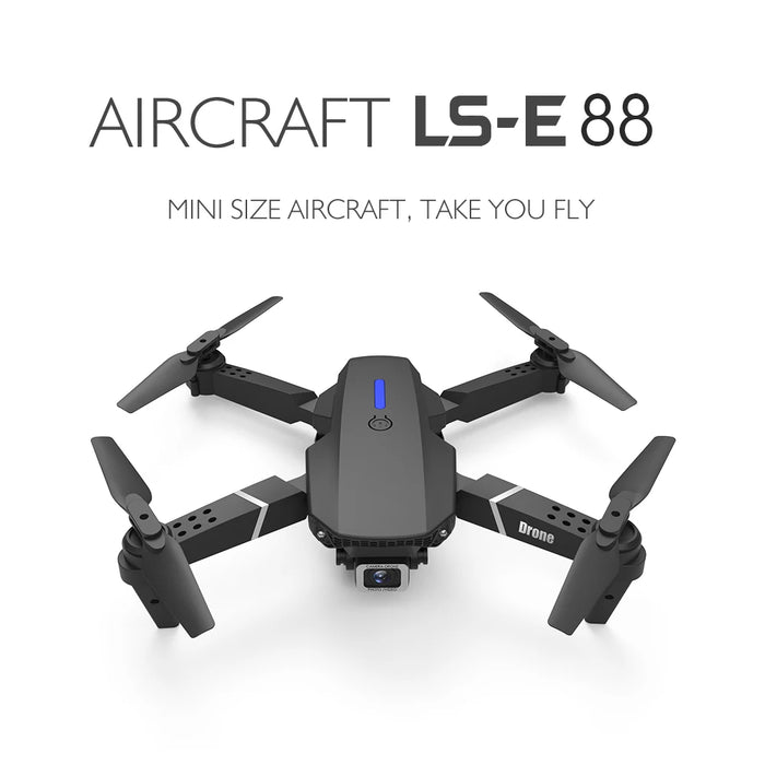 2024 E88Pro RC Drone 4K Professinal con 1080P grandangolare HD Camera pieghevole elicottero WIFI FPV altezza tenere giocattolo regalo