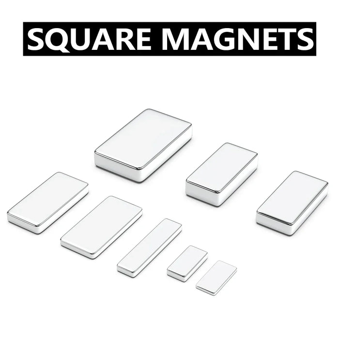 20-200 pezzi magneti al neodimio Super resistenti 10/15/20mm X 5/10mm X 3mm N35 NdFeB Block magneti magneti quadrati adesivi frigorifero