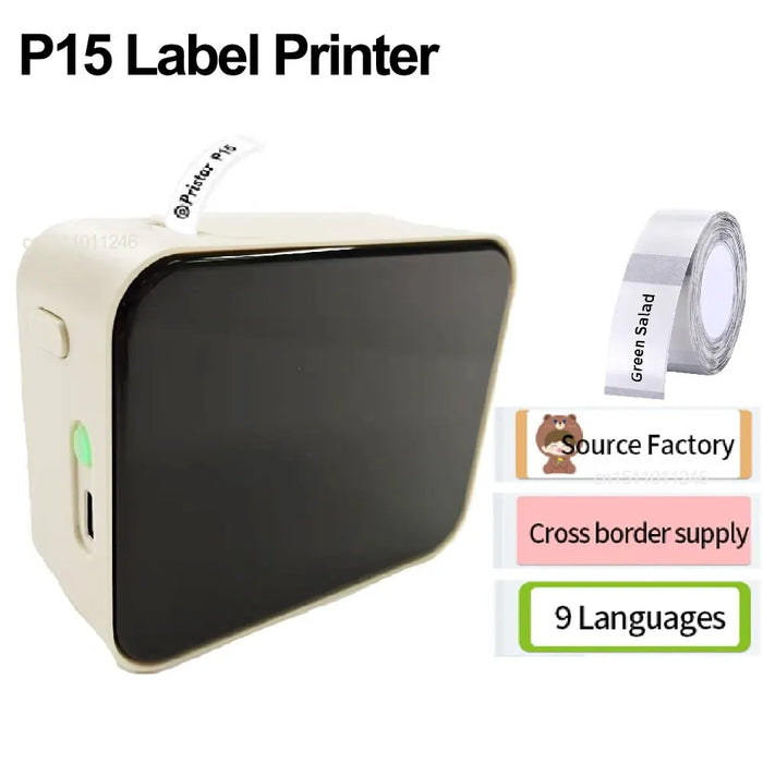 Stampante termica portatile per stampante per etichette Bluetooth Wireless simile a D11 D110 D101 etichettatrice Mini etichettatrice P15 Sticker