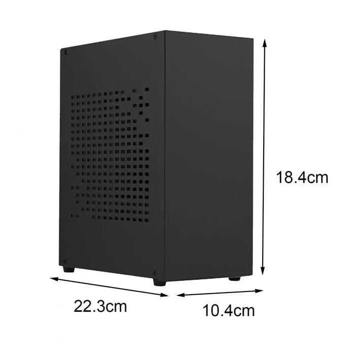 Custodia da tavolo custodia MINI ITX custodia per Computer Desktop Mini-ITX in alluminio compatibile con Mini scheda grafica